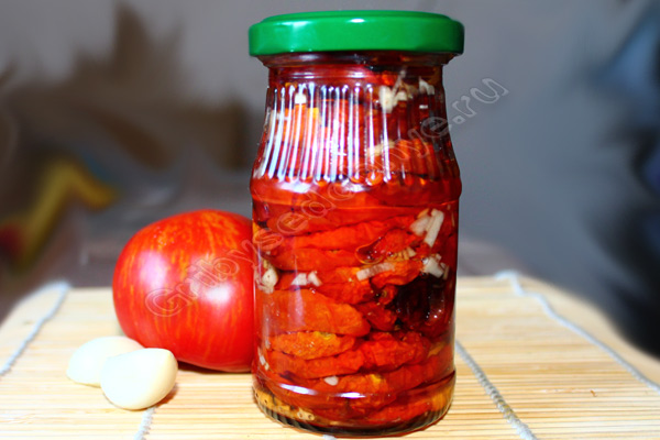 Рецепт приготовления вяленых помидор с орегано (душицей) фото