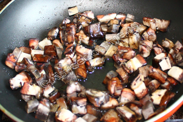 Фото № 4 к рецепту жареная картошка с грибами