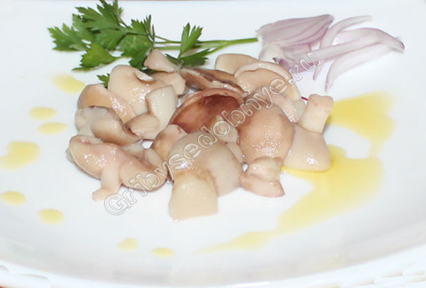 Рецепт приготовления (заготовок) грибов маслят, маринованных на зиму с использованием в качестве консерванта лимонной кислоты.