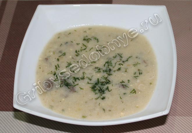 ФотоРецепт приготовления весеннего супа из свежих грибов сморчков фото 1