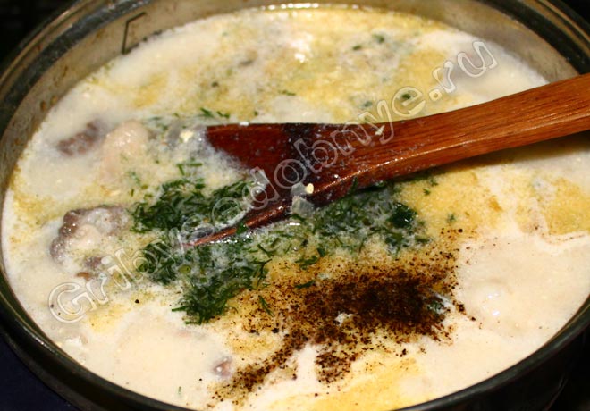 ФотоРецепт приготовления весеннего супа из свежих грибов сморчков фото 10