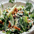 Рецепт приготовления салата с кедровыми орешками, свежими огурцами, зелёным шпинатом и сыром Пармезаном