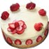 Торт малиново-клубничный с белым шоколадом для дня рождения 